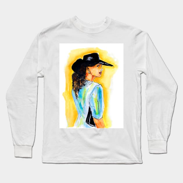 Vivian Ward Long Sleeve T-Shirt by Svetlana Pelin